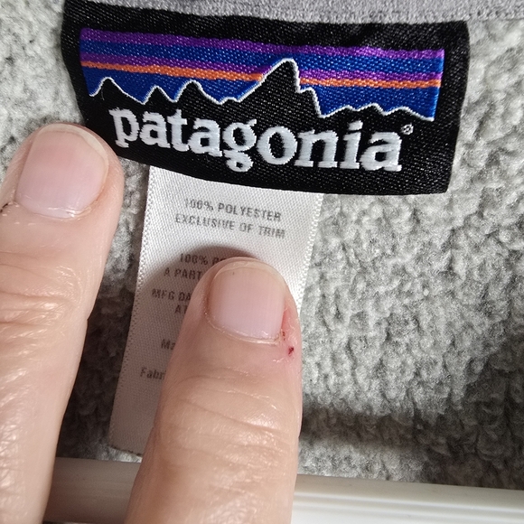 Patagonia Women's Better Sweater 1/4-Zip Fleece In Birch White Size Medium - Picture 8 of 15